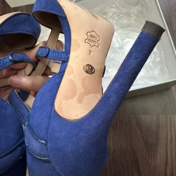 Charles David Women's Stiletto Heels Royal Blue - Picture 8 of 10